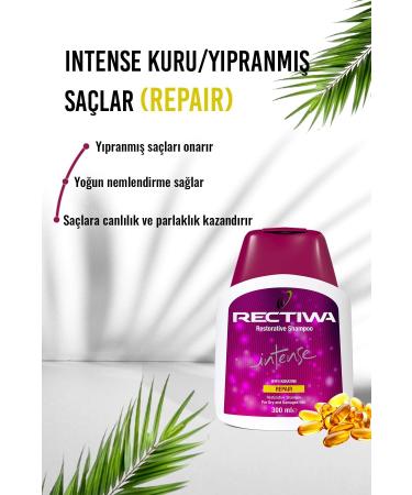 Rectiwa Intense Shampoo for Damaged Hair 300 ml 8680853010313 - Buy Online on GoSupps.com