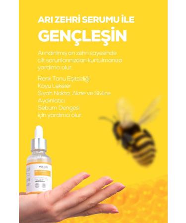 M LA CARE Wrinkle and Plumping Bee Venom Serum 30 ml X 3 Pieces - Buy Online on GoSupps.com