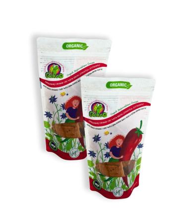 Gekoo Organic Chips | Baked - With Capia Pepper - With Black Cumin - With Olive Oil - 115g - 2 Pieces