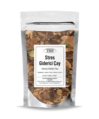TOS The Organic Spices Stress Relief Tea 100 gr (1st Quality) Stress Relief Tea