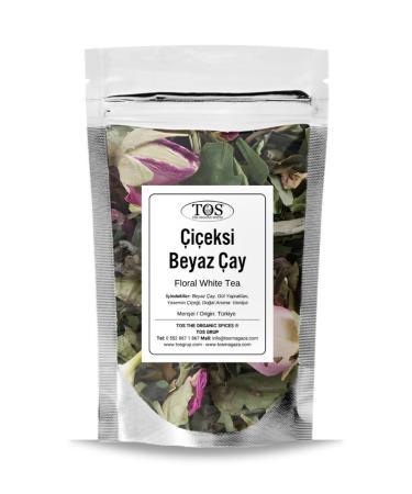 TOS The Organic Spices Floral White Tea 250 gr (1st Quality) Floral White Tea