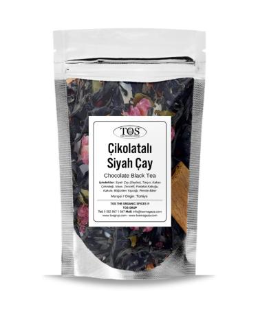 TOS The Organic Spices Chocolate Black Tea 250 gr (1st Quality) Chocolate Black Tea