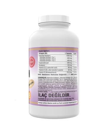 Ncs Collagen Type 1-2-3 Glutathione 300 Tablets Collagen 1000 mg Vitamin D - Buy Online on GoSupps.com