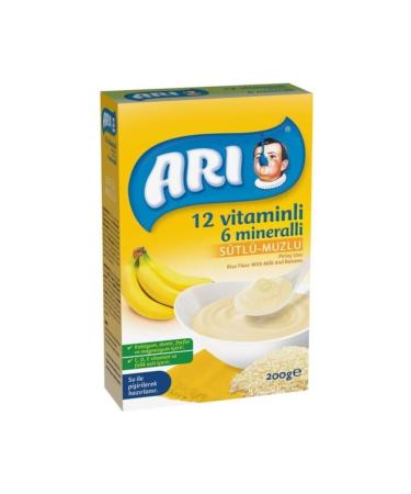 Bee Mama Milk Banana Rice Flour 200 Gr 6 Pieces