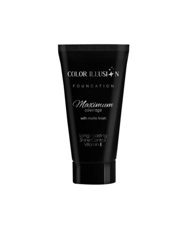 Huncalife Color Illusion Long-Lasting Matte Foundation - Light Ivory 30 ml