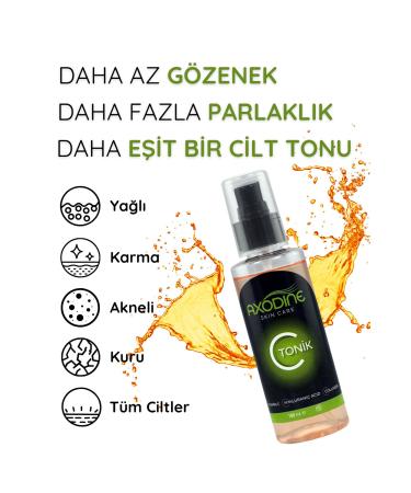 axodine Pore Tightener Anti-Spot Refreshing Moisturizing Facial Cleanser Vitamin C Toner 150 ml
