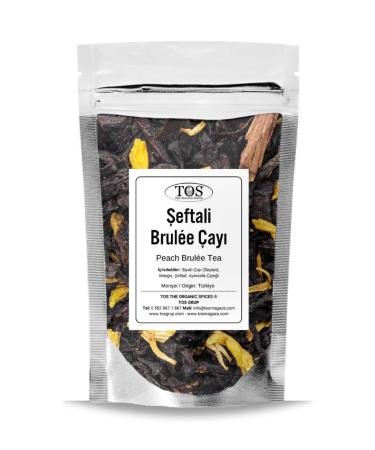 TOS The Organic Spices Peach Brul e Tea 100 gr (1st Quality) Peach Brul e Tea