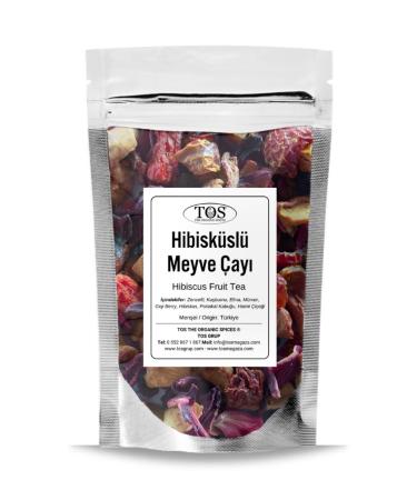 TOS The Organic Spices Hibiscus Fruit Tea 250 gr (1st Quality) Hibiscus Fruit Tea