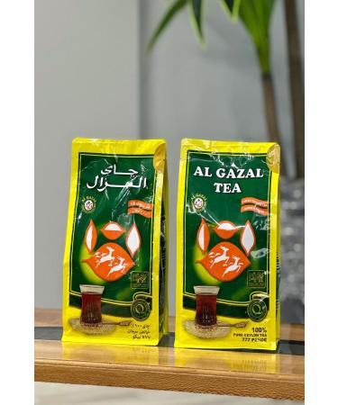 H LALPAK Al Gazal Tea 6 Packs 400gr Imported Tea (100% PURE SEYLAN 777 PEKOE)