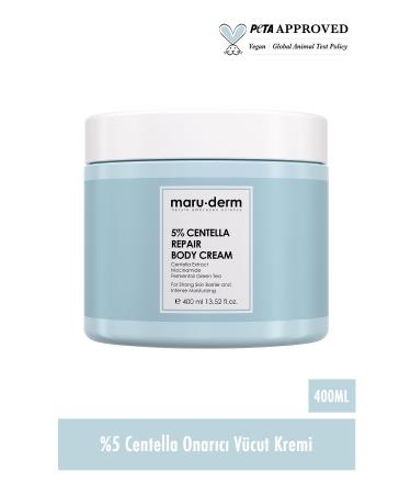 Maru.Derm Body Cream | Maruderm 5% Centella Repairing Body Cream 400 ml - Buy Online on GoSupps.com