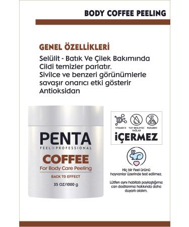 PENTA FEEL Anti-Cellulite Ingrown & Strawberry Leg Repair Coffee Body Care Peeling 1kg. - Buy Online on GoSupps.com