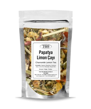 TOS The Organic Spices Chamomile Lemon Tea 100 gr (1st Quality) Chamomile Lemon Tea