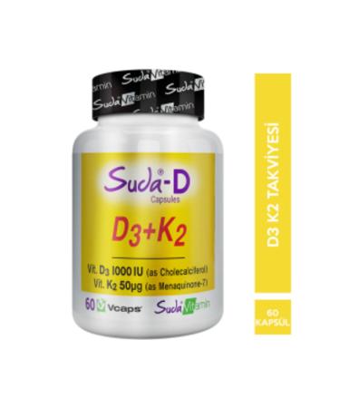 NOVAFACE STD Vitamin D3 K2 in Water 60 Capsules (SINGLE)