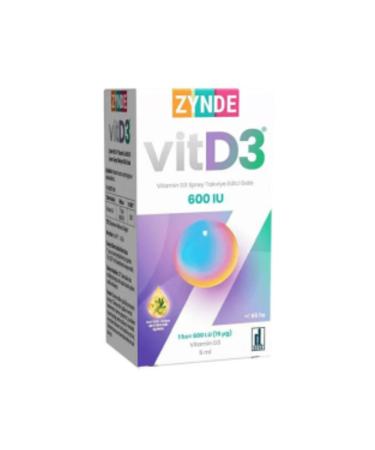 NOVAFACE STD Zynde Vitamin D3 600 IU Spray (SINGLE)