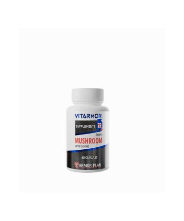 VITARMOR SUPPLEMENTS MUSHROOM CAT & DOG Immune System Support 60 Capsules 650 mg - Buy Online on GoSupps.com