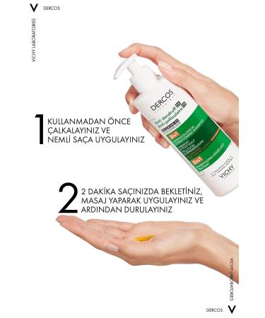 Vichy Dercos 2 in 1 Anti-Dandruff & Moisturizing Shampoo 390ml Passi.2254 - Buy Online on GoSupps.com