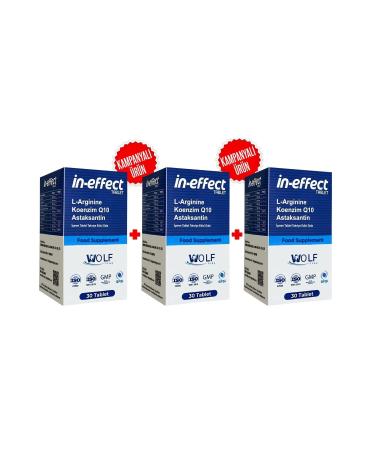 Wolf In Effect Food Supplement Triple Infertility Arginine Coenzymeq10 Astaxanthin Zinc Selenium... Wlf34