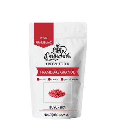 Little Crunchies Freeze Dried Raspberry Granules - 200 Gr. - Large - Freeze Dried