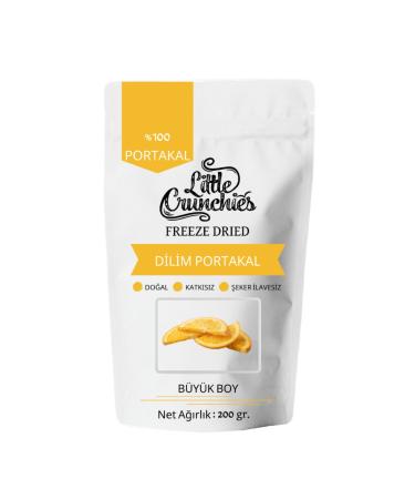 Little Crunchies Freeze Dried Orange Slices - 200 Gr. - Large - Freeze Dried
