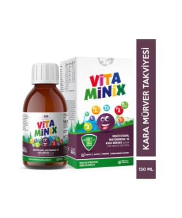 NOVAFACE STD Vitaminix Black Elderberry Syrup 150 ML (SINGLE)