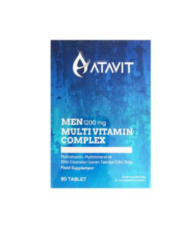 NOVAFACE STD Atavit Men Multivitamin Complex 1200 mg 90 Tablets (SINGLE)