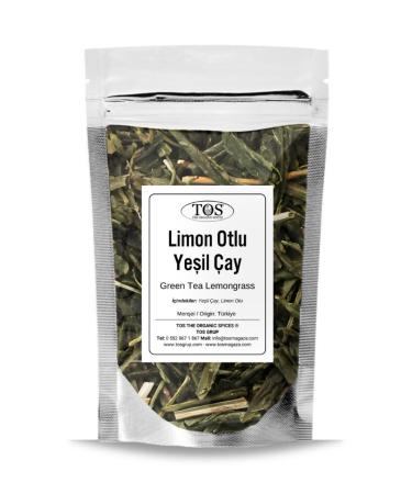 TOS The Organic Spices Green Tea Lemongrass 100 gr (1st Quality) Green Tea Lemongrass