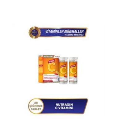 Nutraxin STD Nutraxin Vitamin C 28 Chewable Tablets (SINGLE)