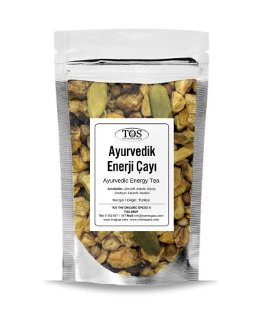 TOS The Organic Spices Ayurvedic Energy Tea 100 gr (1st Quality) Ayurvedic Energy Tea
