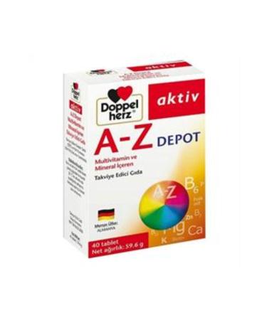 NOVAFACE STD Doppelherz Aktiv AZ Depot Multivitamin 40 Tablets (SINGLE)