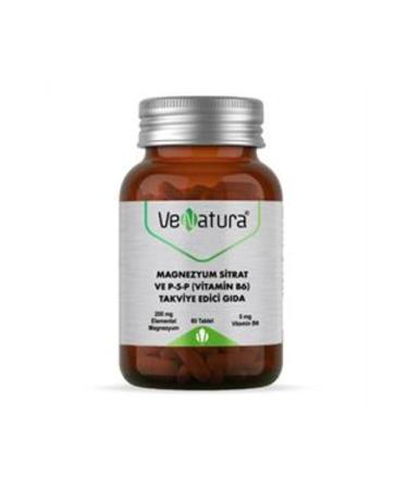 Venatura STD VeNatura Magnesium Citrate and P-5-P (Vitamin B6) 60 Capsules (SINGLE)