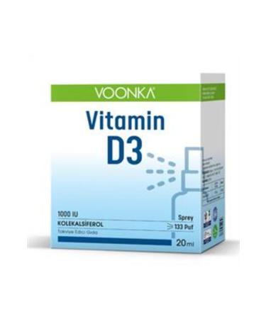 NOVAFACE STD Voonka Vitamin D3 1000 IU Spray 20ml (SINGLE)