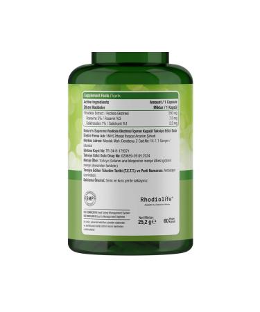 Natures Supreme Rhodiola Root Extract 60 Capsules - Buy Online on GoSupps.com