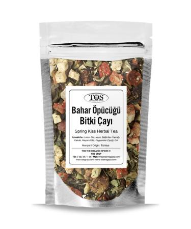 TOS The Organic Spices Spring Kiss Herbal Tea 100 gr (1st Quality) Spring Kiss Herbal Tea