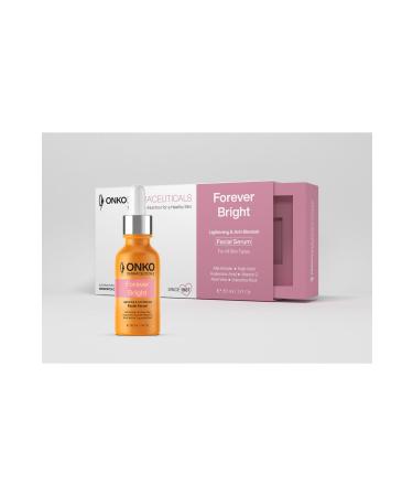 Onko Dermaceuticals Forever Bright Anti-Blemish Face Brightening Serum 30ml. Kojic Acid And Alpha Arbutin - Buy Online on GoSupps.com