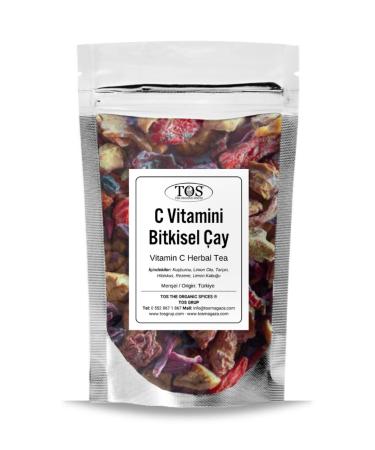 TOS The Organic Spices Healthy Vitamin C Herbal Tea 100 gr (1st Quality) Healthy Vitamin C Herbal Tea