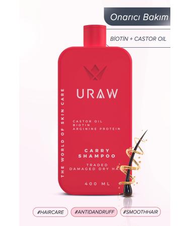 Uraw Strengthening Shampoo for Weak Hair Preventing Hair Loss (400 ml) Passi.2277