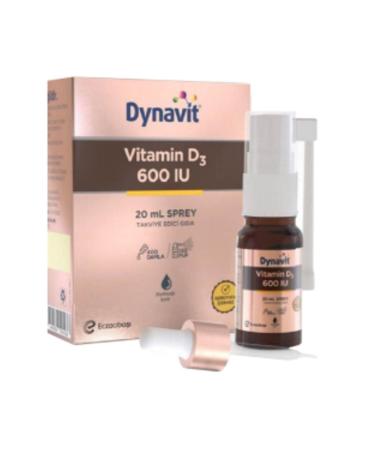 Dynavit STD Dynavit Vitamin D3 600 IU Spray 20 ML (SINGLE)