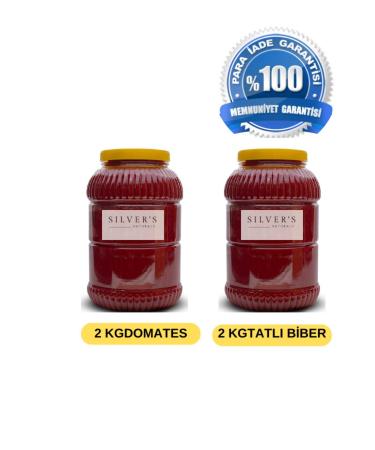 Silver's Naturals 2 KG SWEET PEPPER + 2 KG TOMATO PASTE WITH REFUND GUARANTEED