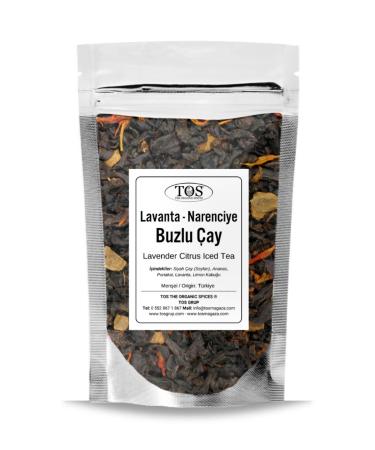 TOS The Organic Spices Lavender Citrus Iced Tea 100 gr (1st Quality) Lavender Citrus Iced Tea