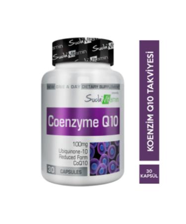 NOVAFACE STD Water Vitamin CO Q10 100 mg 30 Capsules Coenzyme Q10 Supplement (SINGLE)