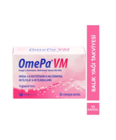 NOVAFACE STD Omepa VM Food Supplement 30 Softgels Fish Oil (SINGLE)