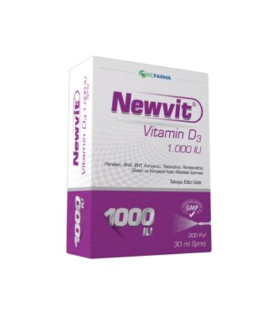 Newvit STD Newvit Vitamin D3 1000 IU Spray 30 ML (SINGLE)