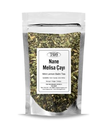 TOS The Organic Spices Mint Lemon Balm Tea 100 gr (1st Quality) Mint Lemon Tea