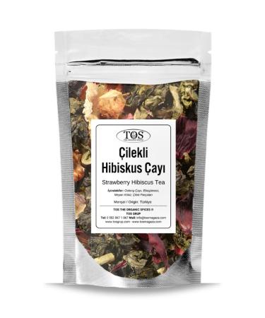 TOS The Organic Spices Strawberry Hibiscus Tea 250 gr (1st Quality)