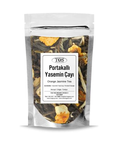 TOS The Organic Spices Orange Jasmine Tea 100 gr (1st Quality) Orange Jasmine Tea