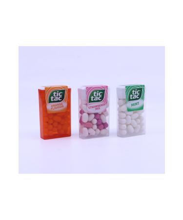 Ferrero Tic Tac - Mint Orange Strawberry 3-Piece Tasting Set 18 g x3
