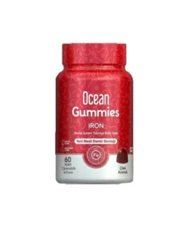 Orzax STD Orzax Ocean Gummies Iron 60 Chewable Form (SINGLE)