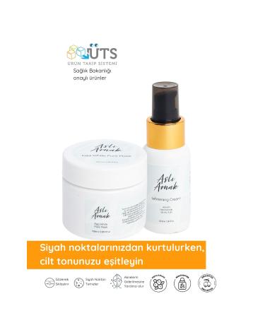 Asl Arnak Anti-Blackhead Egg White Mask & Skin Whitening Brightening Anti-Spot Care Cream