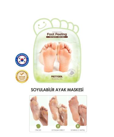 PRETTYSKIN Moisturizing and Anti-Crack Smoothing Peeling Effect Foot Mask