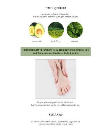 PRETTYSKIN Avocado and Menthol Extracts Intense Moisturizing Scented Foot Cream 100 ml - Buy Online on GoSupps.com